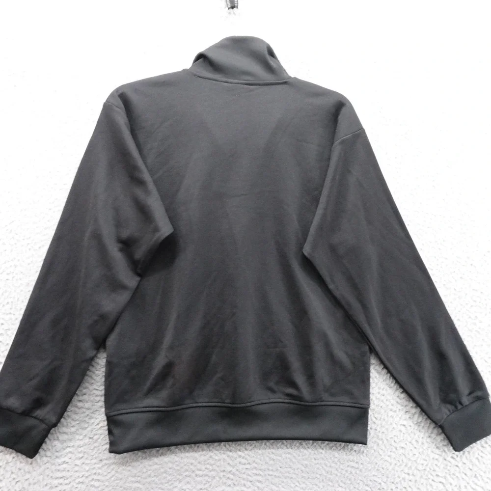 Adidas Originals Funnelneck‎ Track Jacket Small Black Men 1/4 Zip Pullover NWT